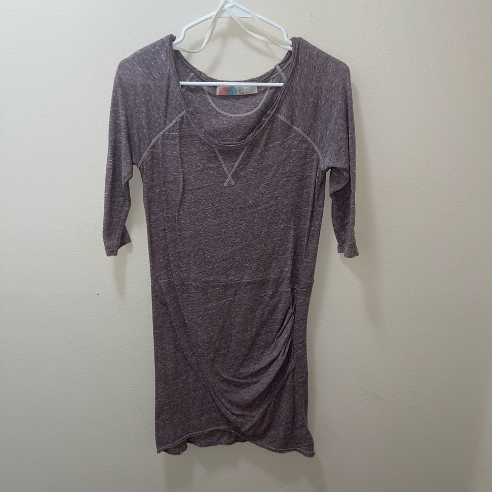 Purple casual dress- size small.
